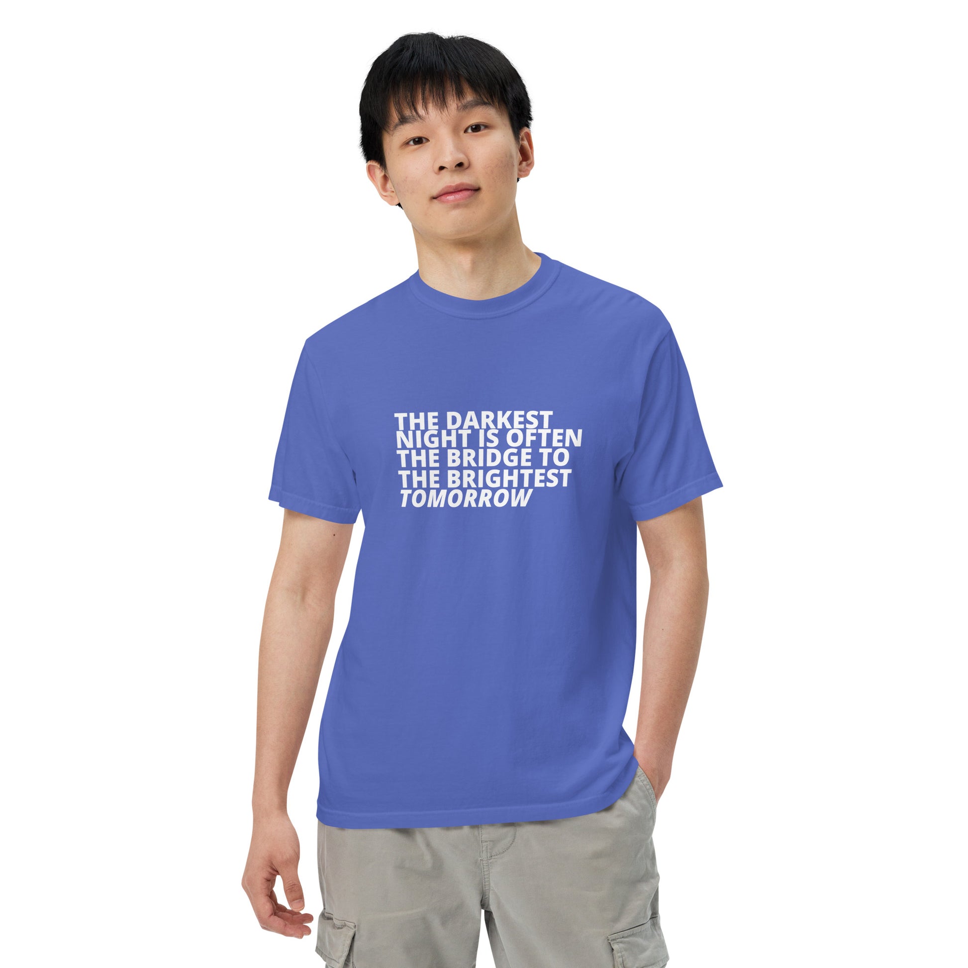 The HOPE FOR TOMORROW Men's Garment-Dyed Heavyweight T-shirt